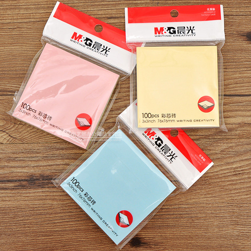 晨光文具 3X3多彩優事貼 100頁YS-10告示貼 便利貼 百事貼 意撕貼在類目 電子詞典/電紙書/文化用品, 紙張本冊, 便籤本/便條紙/N次貼中 - 來自Buy2taobao.com提供專業的淘寶代購服務