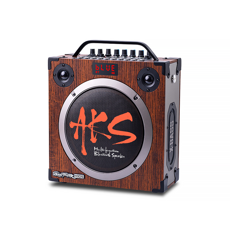 M10S复古木质音箱瑜伽户外直播街舞广场舞无线蓝牙低音炮礼品音响