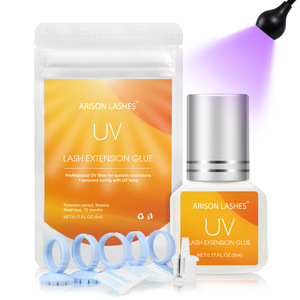 新品UVLED照灯用美睫店专用嫁接睫毛胶水微波量子光照速干可搓洗