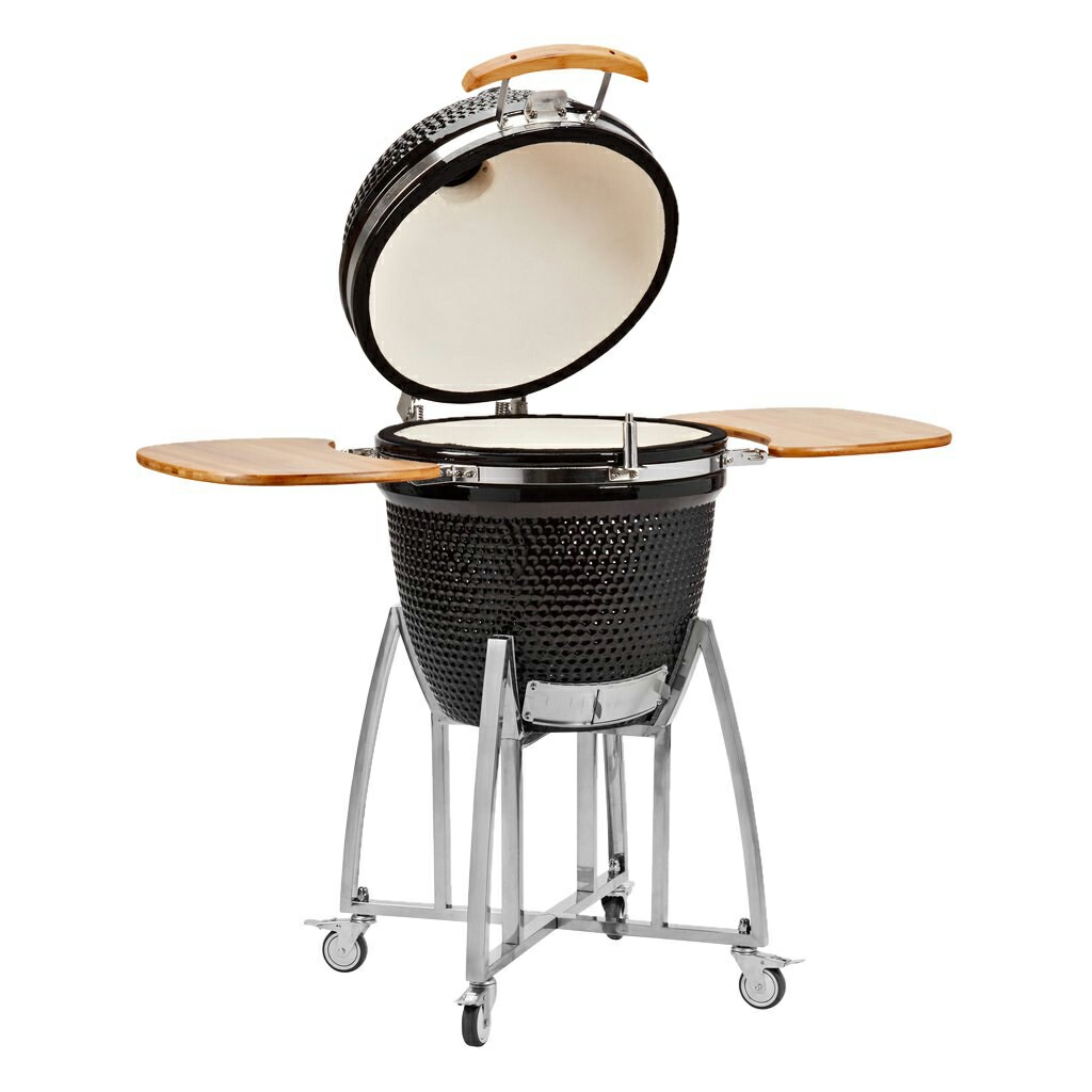 kamado grills烧烤炉21英寸BBQ闷熏炉家用陶瓷烧烤炉商用烟熏炉