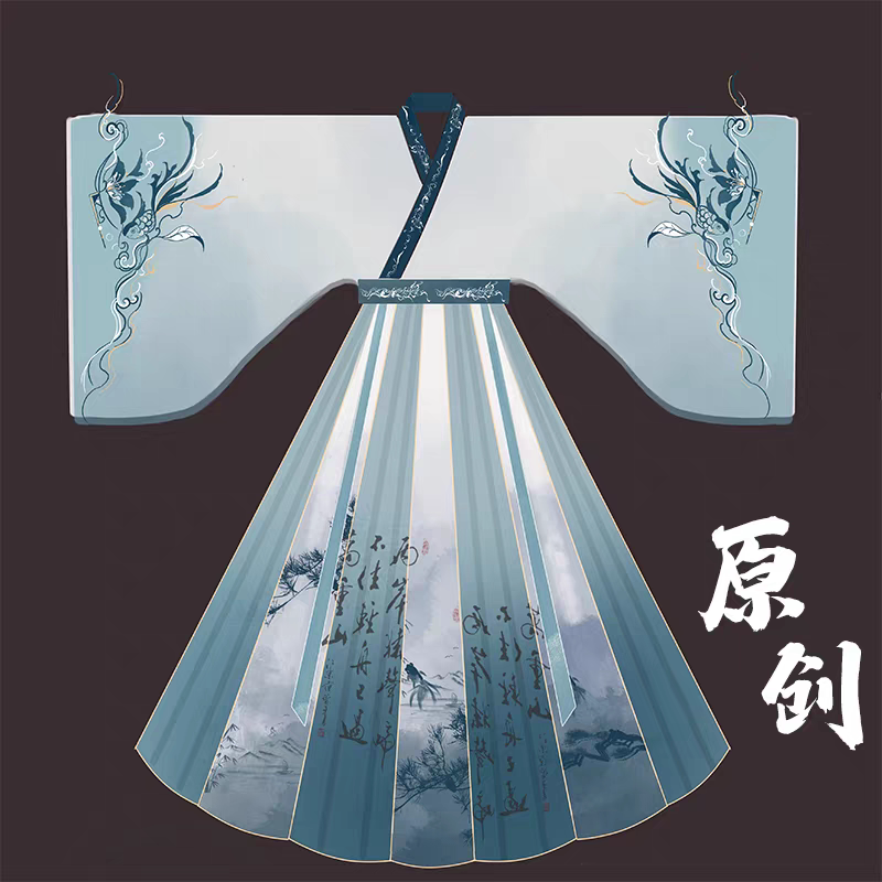 儿童古装李白杜甫诗人演出服装男童唐朝古代汉服古诗词朗诵表演服