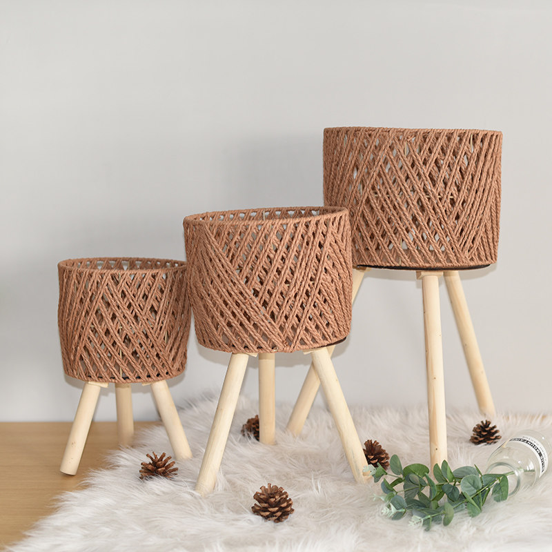 欧式花架藤编客厅阳台竹藤花架室内装饰花盆架落地式简约植物架子,家居饰品,花篮,淘宝优惠券,粉丝福利购,淘宝优惠卷