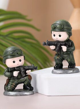 新款创意小小特种兵卡通公仔