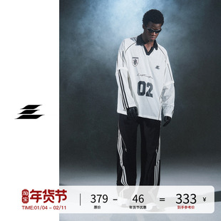 LOSTCTRL可拆卸袖子运动短袖T恤男夏季BLOCKCORE印花球衣宽松速干