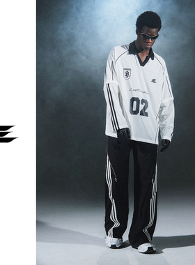 LOSTCTRL可拆卸袖子运动短袖T恤男夏季BLOCKCORE印花球衣宽松速干