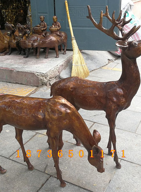 纯铜动物桌面工艺品摆件