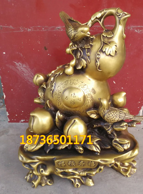 福禄寿喜葫芦风水铜器工艺礼品