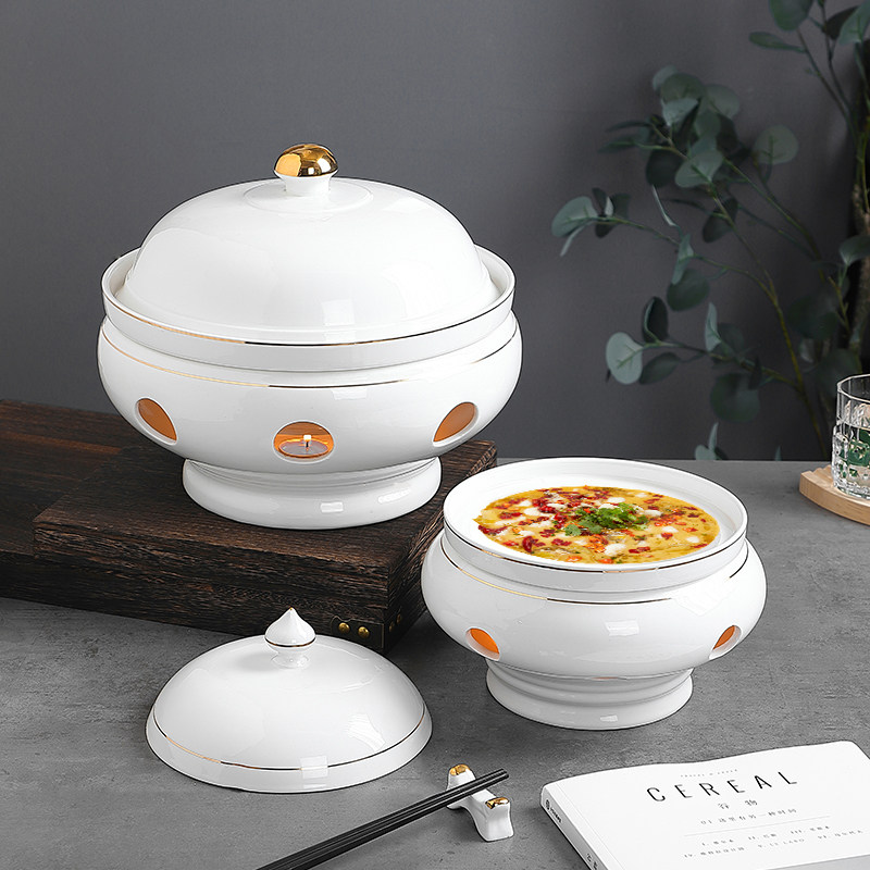 干锅酒精保温碗蜡烛加热明炉餐具图片