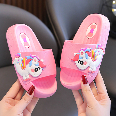 卡通小马儿童拖鞋男女童加厚底夏