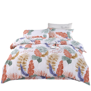 100%纯棉被套全棉学生宿舍1.5米单人被单150x200x230双人单件被罩