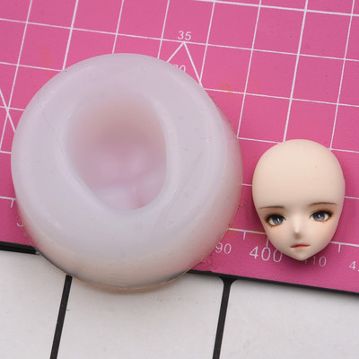 超轻粘土脸模软陶正比bjd人偶脸模套装Q版人脸模具翻硅胶正比脸模