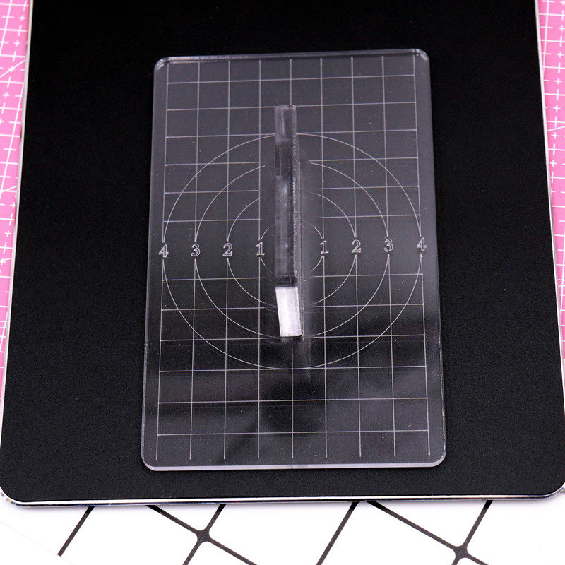 粘土压泥雕刻型压板 超轻粘土手工diy 工具透明比例压盘压泥板