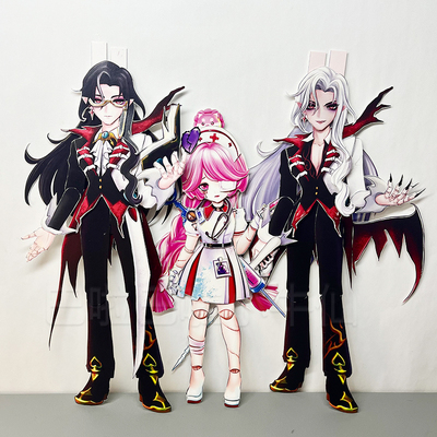 血衣教师礼温全身可动纸片偶人DIY卡通手工材料小牛仙