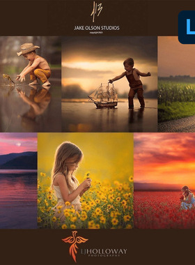 大师级Lightroom预设Jake Olson-Lisa城市人像摄影室内LR滤镜