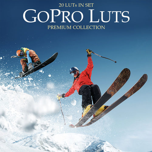 20组Gopro调色LUTs 冰雪运动风景自然摄影师视频剪辑后期调色包