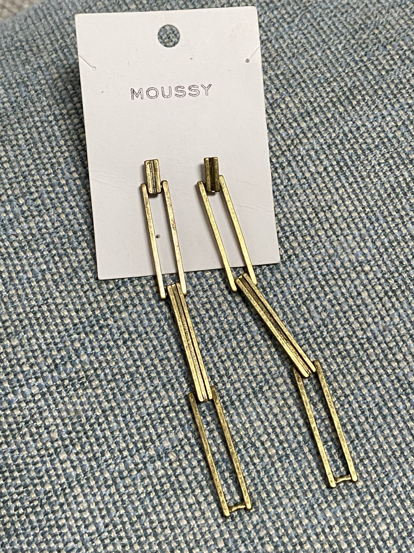moussy摩西复古耳环专柜样耳环