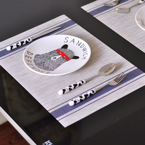 简约餐桌垫西餐厅欧式防烫创意