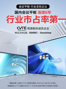 Goodview智能会议平板 P6系列 视频会议一体机65寸企采商用显示屏