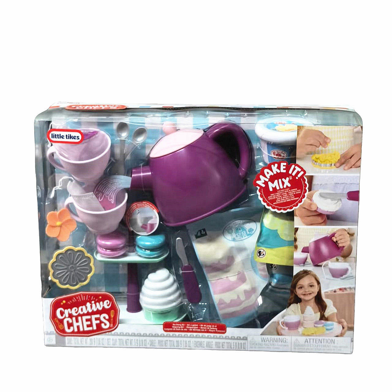 Little Tikes创意厨师茶话会套装仿真茶点马克龙儿童过家家玩具,玩具/童车/益智/积木/模型,过家家玩具,淘宝优惠券,粉丝福利购,淘宝优惠卷