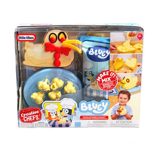 Little Tikes创意厨师布鲁伊小鸭蛋糕套装儿童手工diy过家家玩具