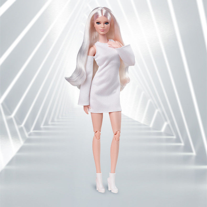 Barbie芭比时尚典藏娃娃珍藏款多关节可动女孩过家家玩具GXB28