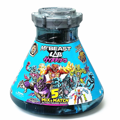 MRBEAST LAB野兽先生实验室混合兽变异怪兽豪华5只装儿童玩具