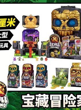 Treasure X宝藏冒险家黄金宝藏外星人骷髅岛宝塔巨型神殿儿童玩具