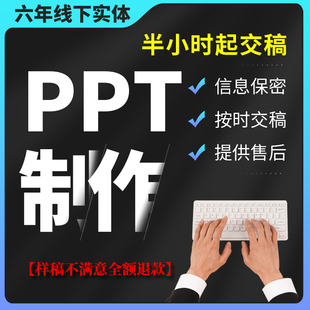 ppt代制作高端美化排版设计修改企业介绍宣传路演课件总结汇报