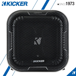 汽车音响K牌KICKER铝外壳8英寸反射原装 音箱L7QB82小金钢包安装