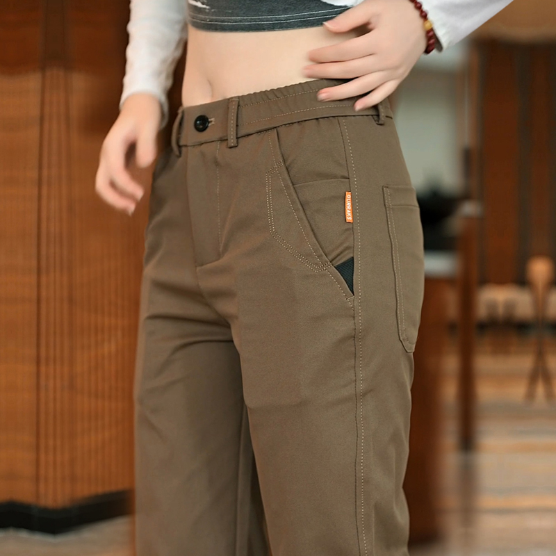 宽松直筒阔腿裤耐磨透气