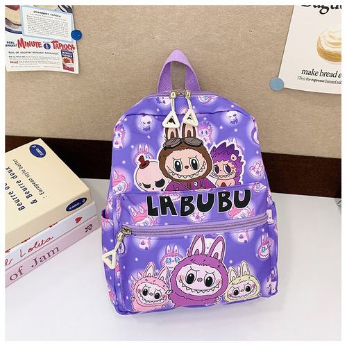 2024冬季新款包包大小款印花拉布布双背可爱装书小学生背包