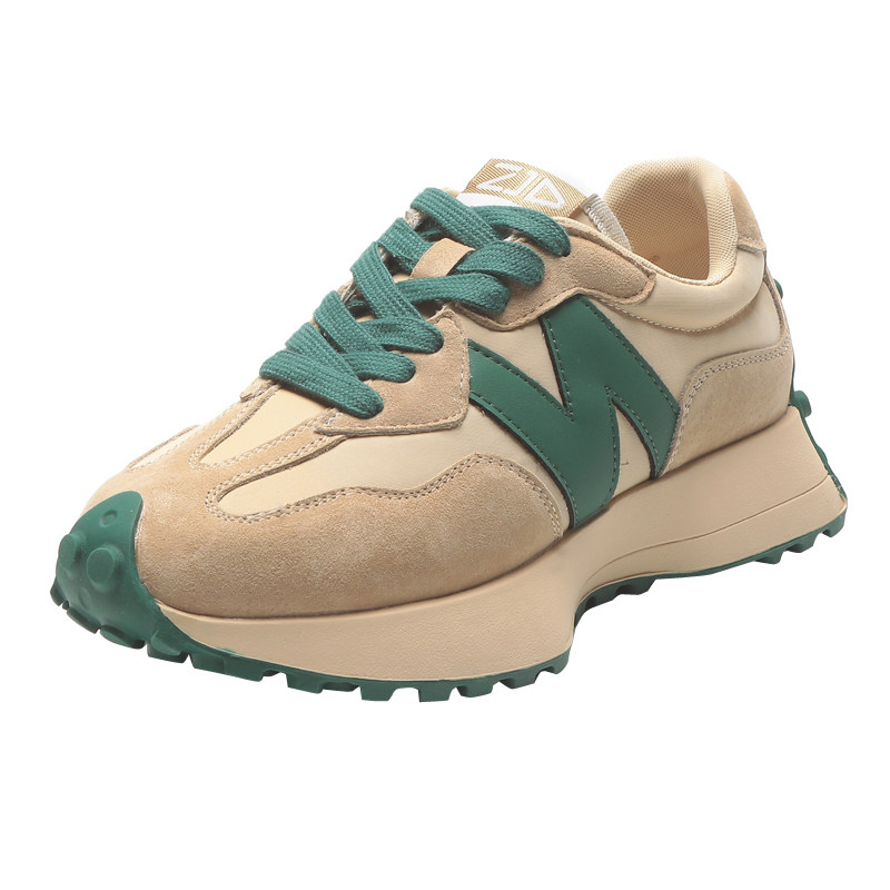ZASAFRAN ITS SO GOOD TO WEAR THAT YOU DONT WANT TO DRAG  GREEN DADDY SHOES WOMENS THICK SOLE 5CM VERSATILE CASUAL SHOES CASUAL SPORTS