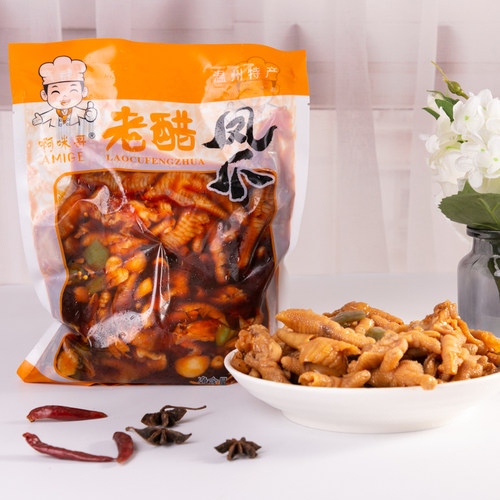 啊咪哥醋泡去大骨泡椒农家乐凤爪