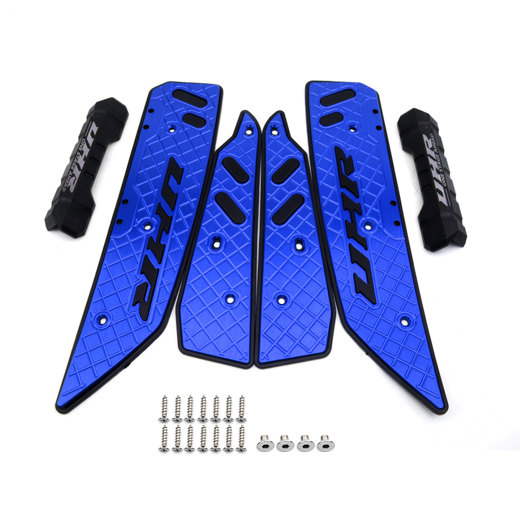 适用于豪爵uhr150改装配件脚踏板踏垫铝合金防滑防刮装饰脚垫金属