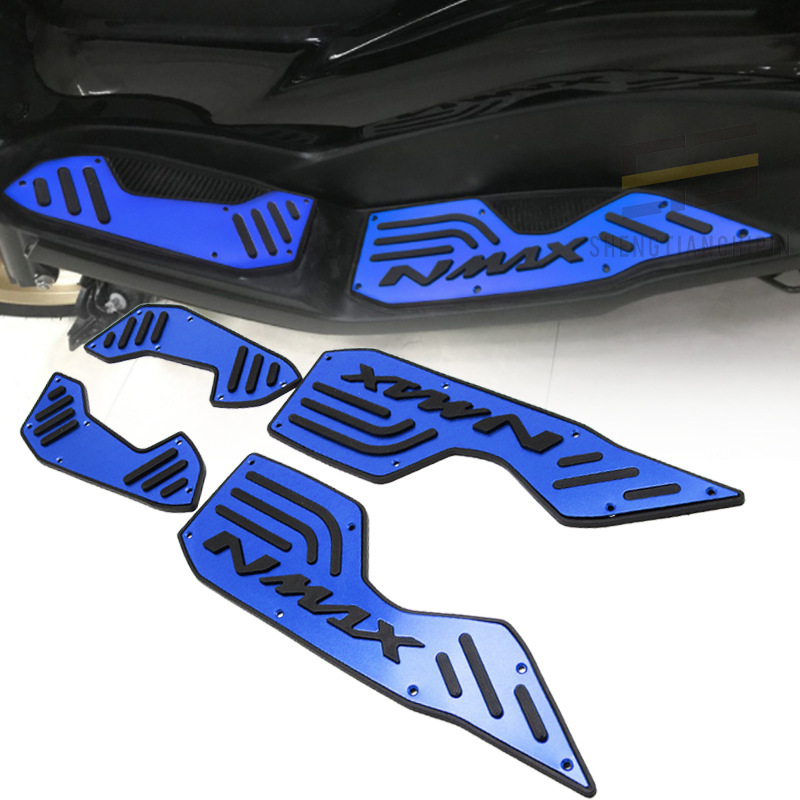 适用雅马哈NMAX N-MAX155 20款改装CNC铝合金脚踏脚垫防滑脚踏板