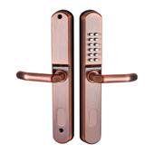 锁 密码 爵密码 锁机械胜户外防水防晒别墅门断桥铝庭院门铁艺门外装