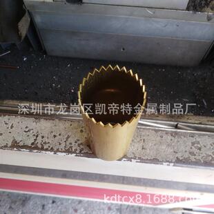 黄铜空心轴铜套h65薄壁黄铜管空心铜管滚花拉花加工套管管