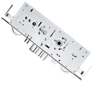 房间门锁体24x240防盗门全钢锁体智能锁6068霸王双勾天地勾6052