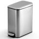 长方形不锈钢垃圾桶脚踏家用创意小号卫生间保持开盖垃圾桶5L8L