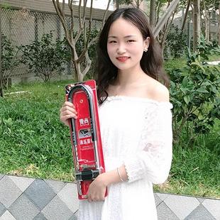 玻璃门锁U型锁大锁把手锁双门加长插锁店面锁商铺锁防盗锁