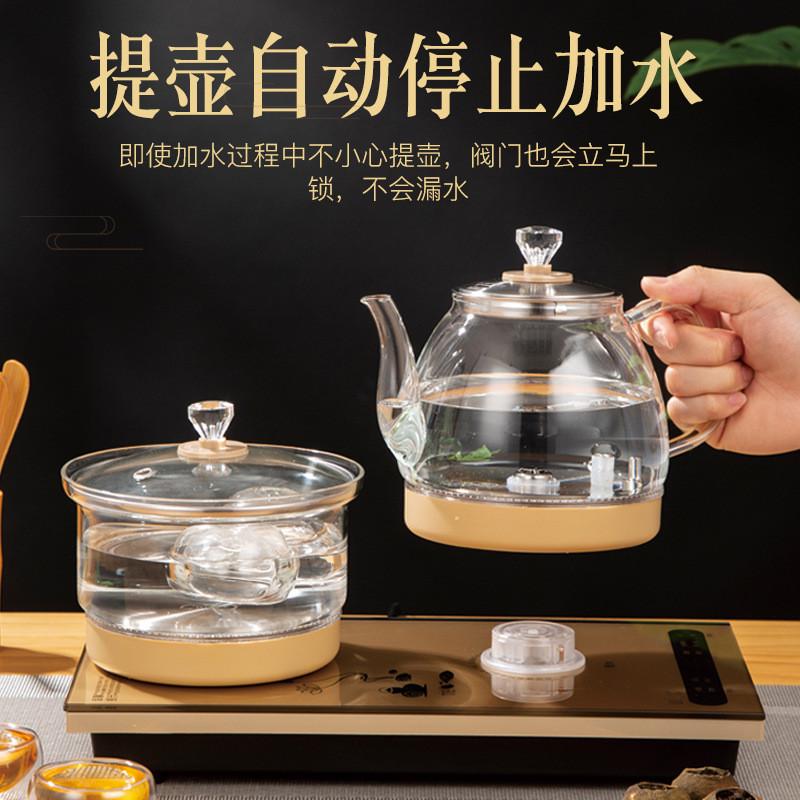 37X23底部上水自动上水电热水壶茶具玻璃养生壶家用烧水电磁茶炉