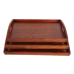 一木匠一 长方形托盘酒店端菜盘子木质水杯茶托餐盘批发logo