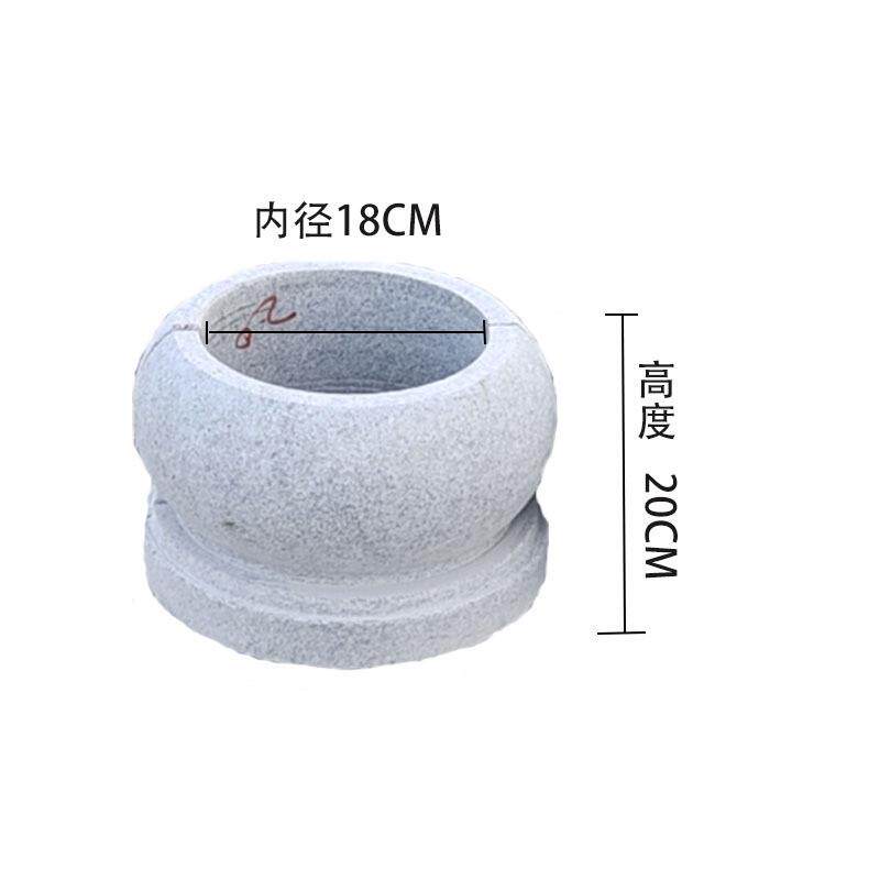 花岗岩柱墩底座石墩子石雕圆墩空心实心柱顶墩厂家雕刻柱石垫基石