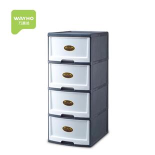 万源鸿柜杂物办公室整理抽屉式收纳柜塑料文件置物柜子储物柜批发