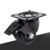 厂家现货批发低重心万向轮3寸载重王脚轮调节巨无霸定向刹车脚轮