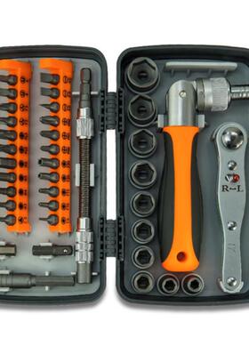 38合一旋转多功能棘轮扳手可高硬度螺丝刀批头套装家用机修