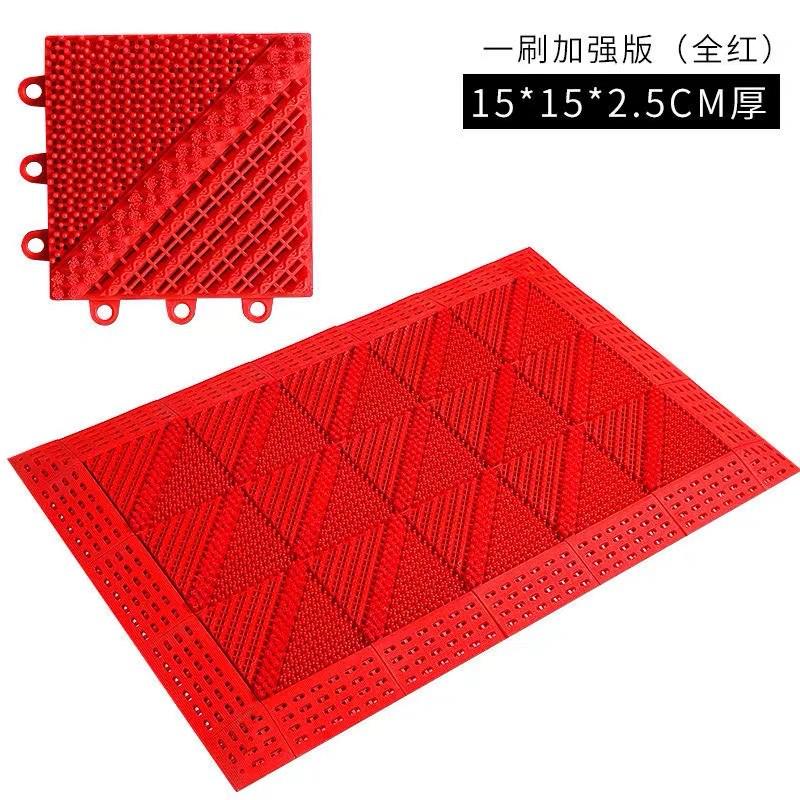 批发商用拼接塑料三合一地垫酒店门口镂空室外迎宾防滑防水门垫