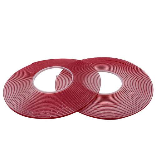 厂家包邮3毫米透明亚克力双面胶卡硬胶条盒子专用拼接双面槽胶条