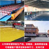 镀锌板鱼池大型户外帆布鱼池高密度圆形渔场养殖鱼池水池铁板组装