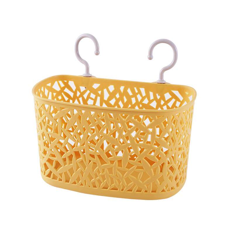 热卖挂篮塑料吊篮置物架挂钩厨房创意蓝子浴室收纳小筐储物带跨境